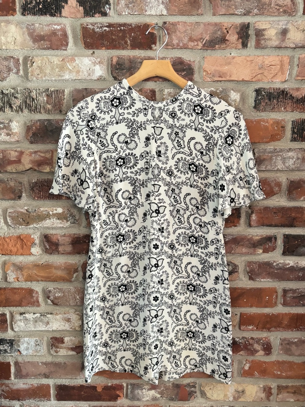 A.L.C. White 100% Silk Spencer Mini Dress, 4